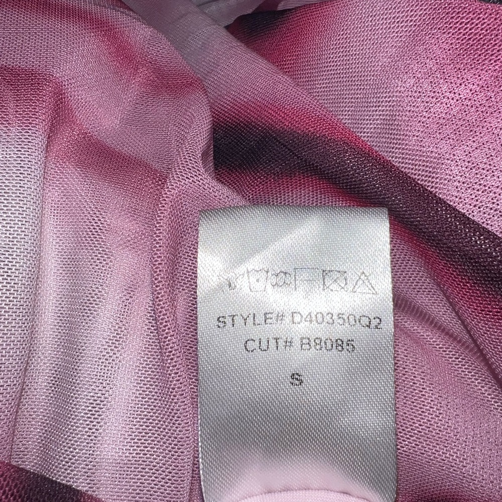 Jovani Pink and Purple Fabric - Picture 3 of 3